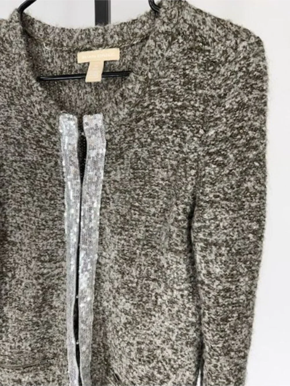Banana Republic Sequin Trim Sweater Jacket
